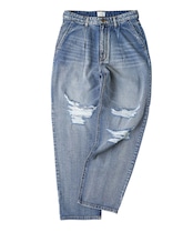 【#Re:room】VINTAGE CRASH WIDE DENIM［REP205］