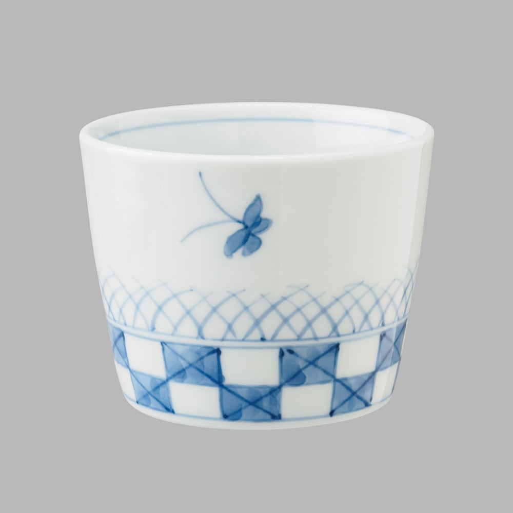 染付磚花蝶文(中)