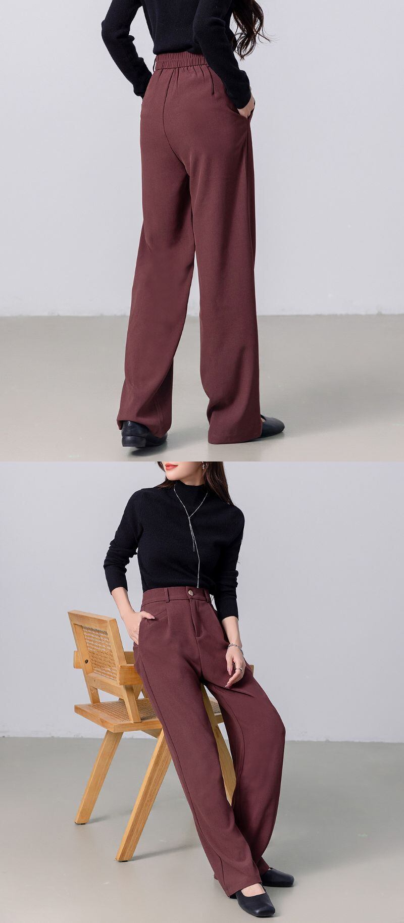 メール便】ハイウエストタックパンツ／pants596 | DAY CLOSET