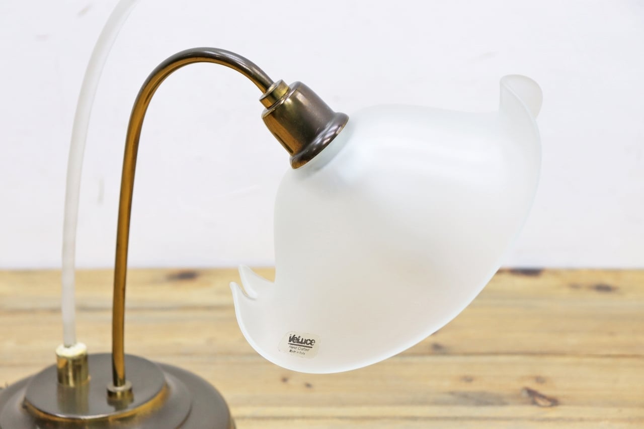 イタリア ムラーノガラス Veluce テーブルランプ ライト 照明