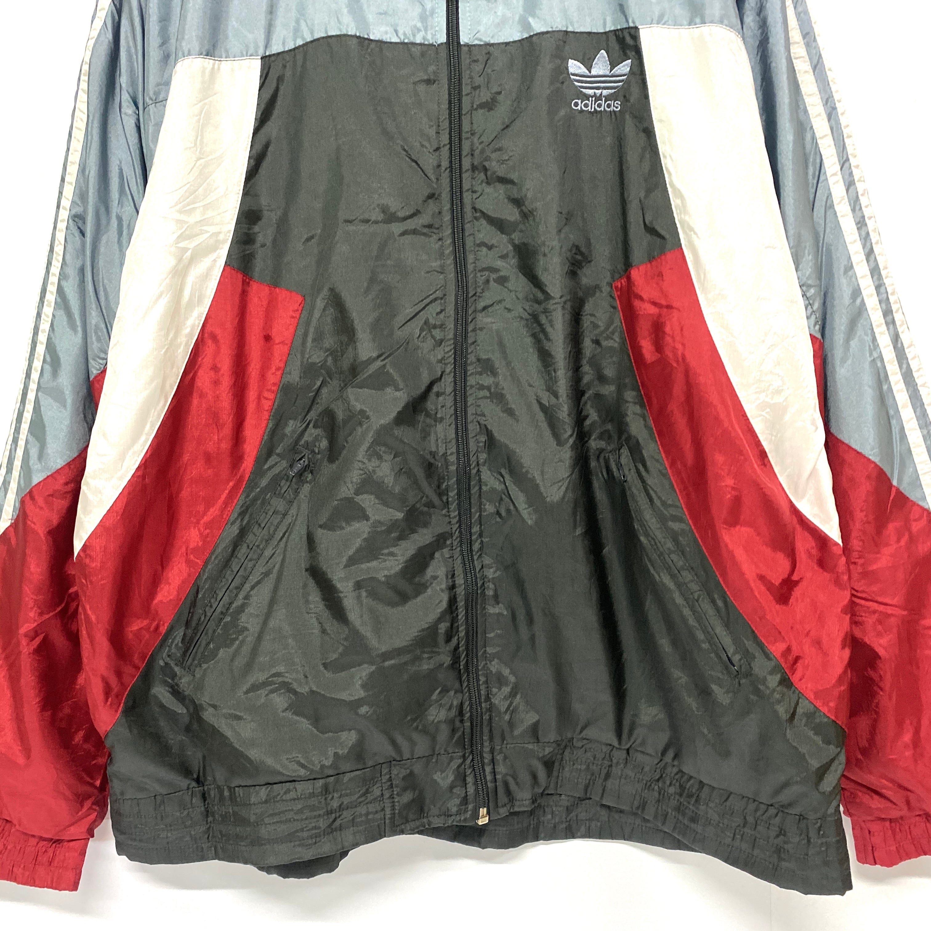 80〜90年代 80s 90s 銀タグ adidas アディダス ナイロンジャケット