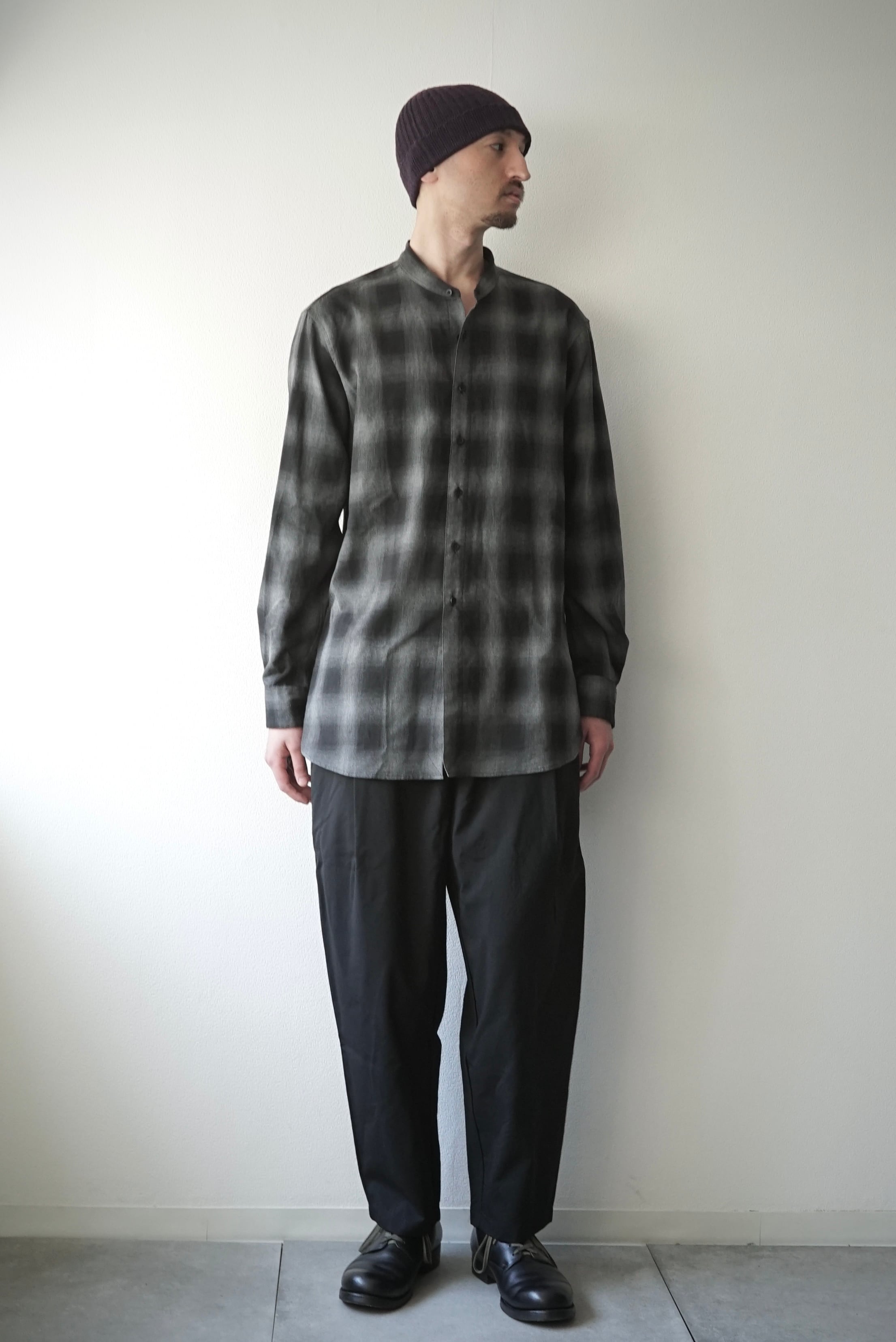Lite Ombre Chack / Granpa Shirts (SHADOW） | C O L I N A