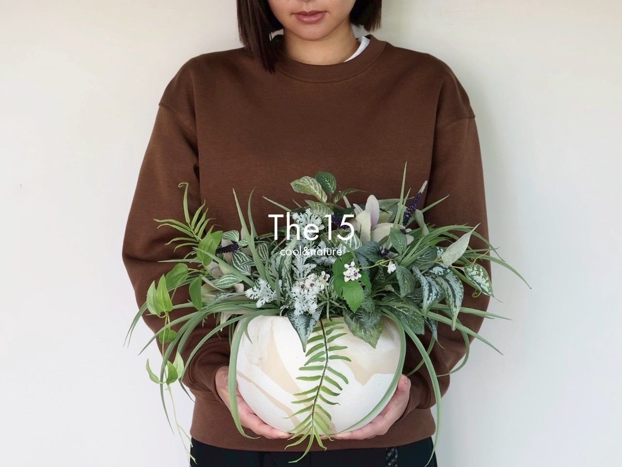 【光触媒コーティング加工済】フェイクグリーン寄せ植えmix