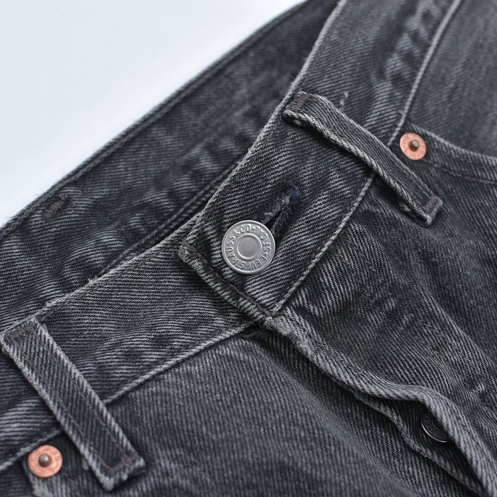 90s USA製 Levi's リーバイス 501-0660 後染め ブラックデニムパンツ