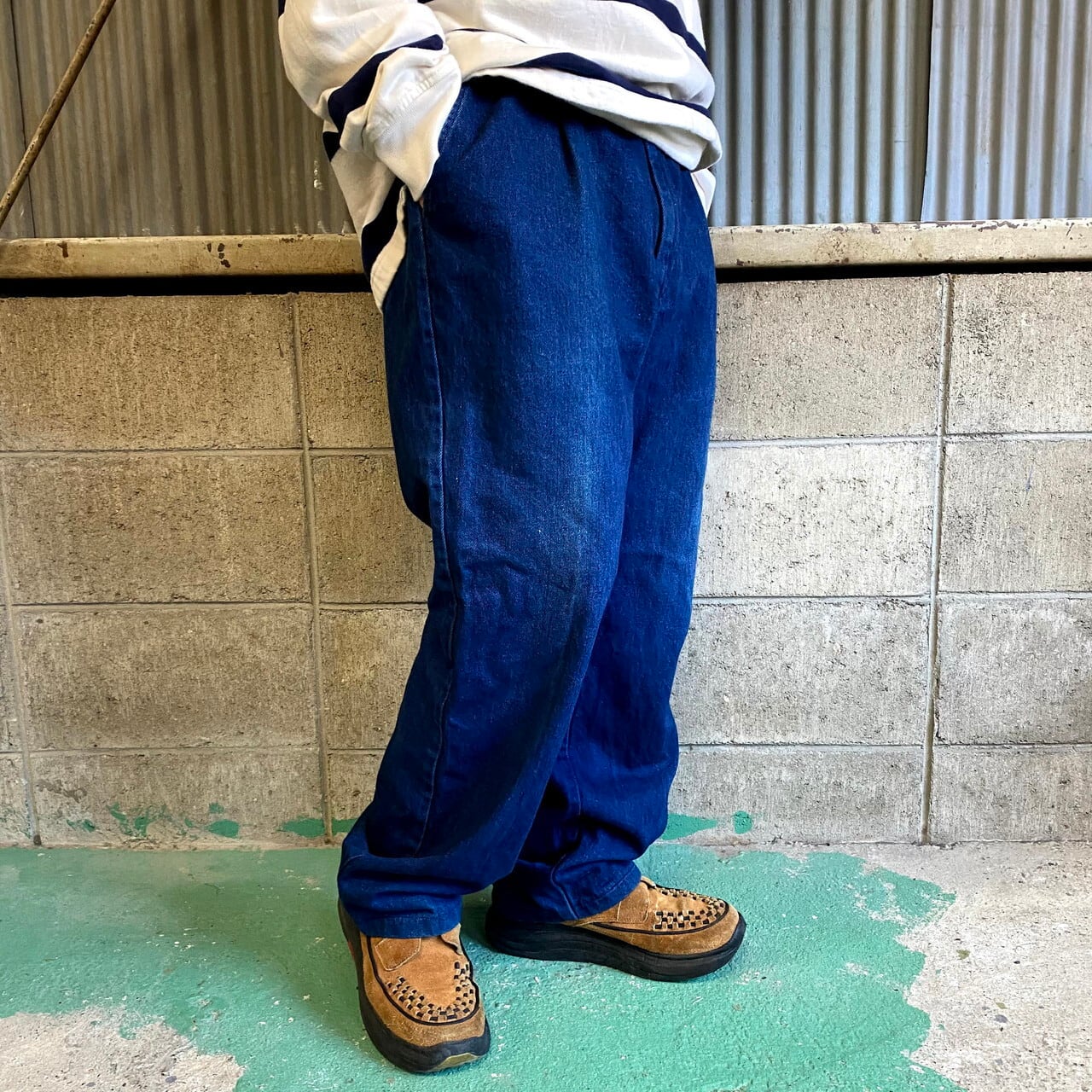 Usa製 Lee リー タックり デニムトラウザーパンツ メンズw35 古着 デニムスラックス ユニオンチケット付き ジーンズ デニムパンツ Cave 古着屋 公式 古着通販サイト Usa製 Lee リー タックり デニムトラウザーパンツ メンズw35 古着 デニムスラックス ユニオンチケット付き ジーンズ デニムパンツ Cave 古着屋 公式 古着通販サイト