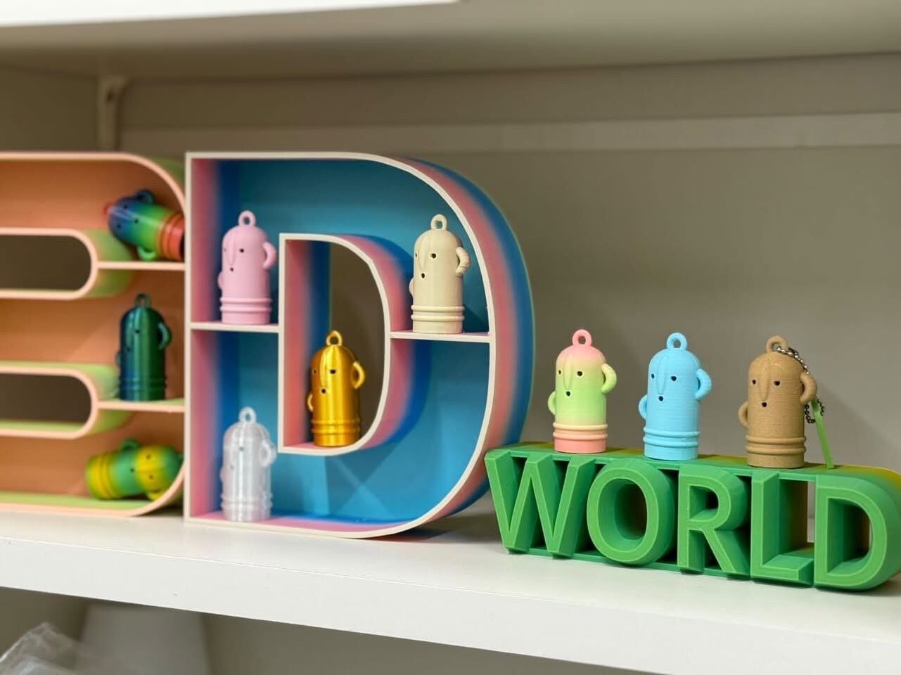 3Dプリントハニワキーホルダー(古墳チャーム付き) | 古墳フェスはにコット