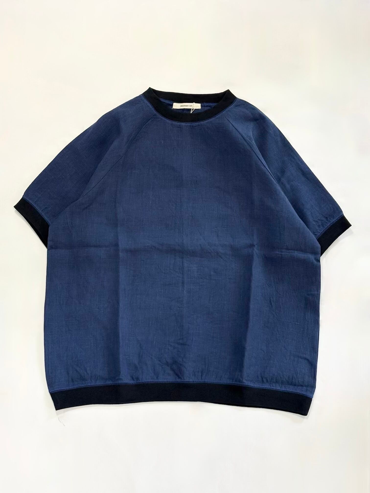 Ordinary fits・LINEN RAGLAN PULL OVER TEE・BLU SH025 | dagligdag