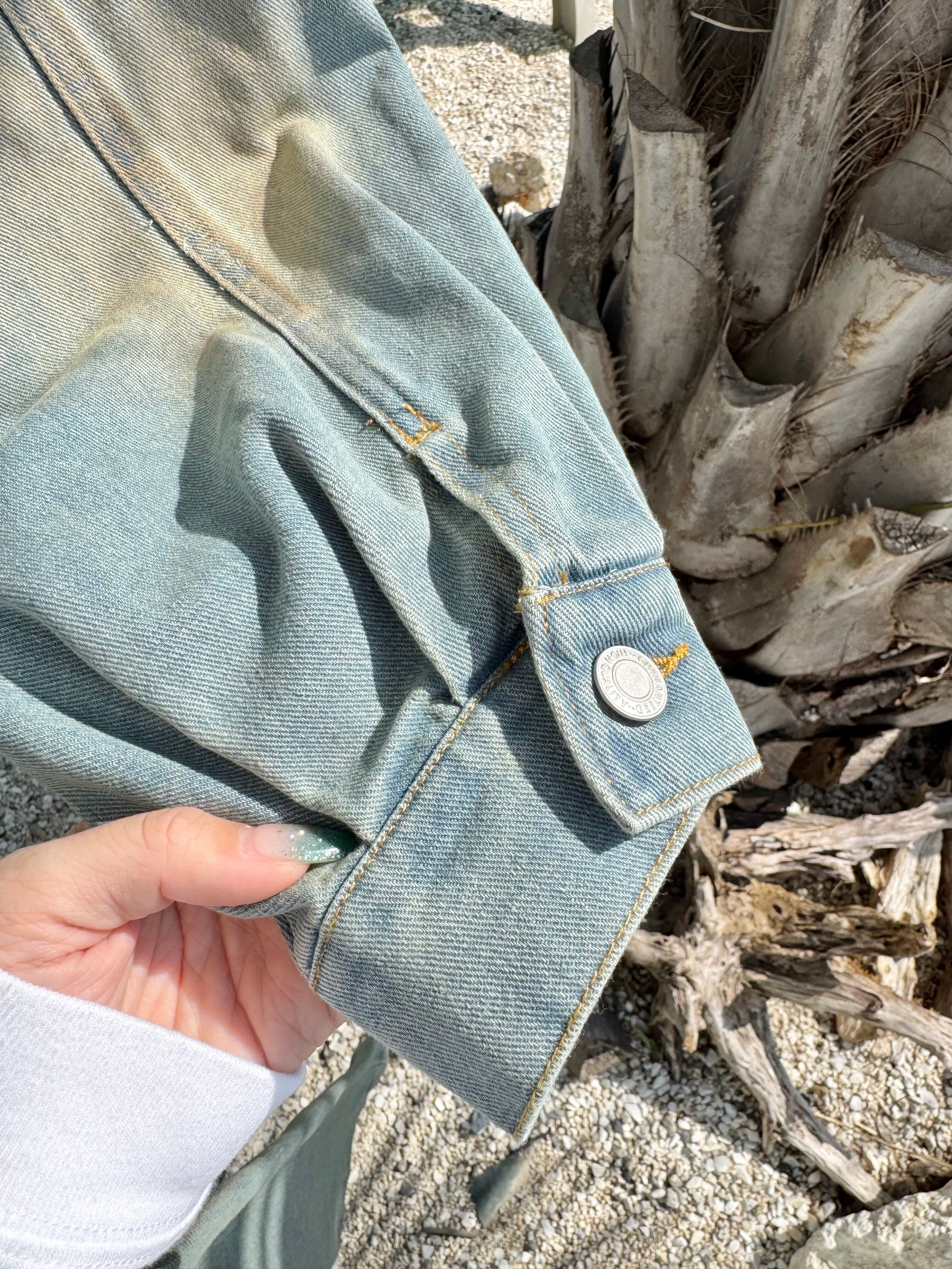 【mapuaコラボパッチ】レディースデニムジャケット ¥8,600(9,460)