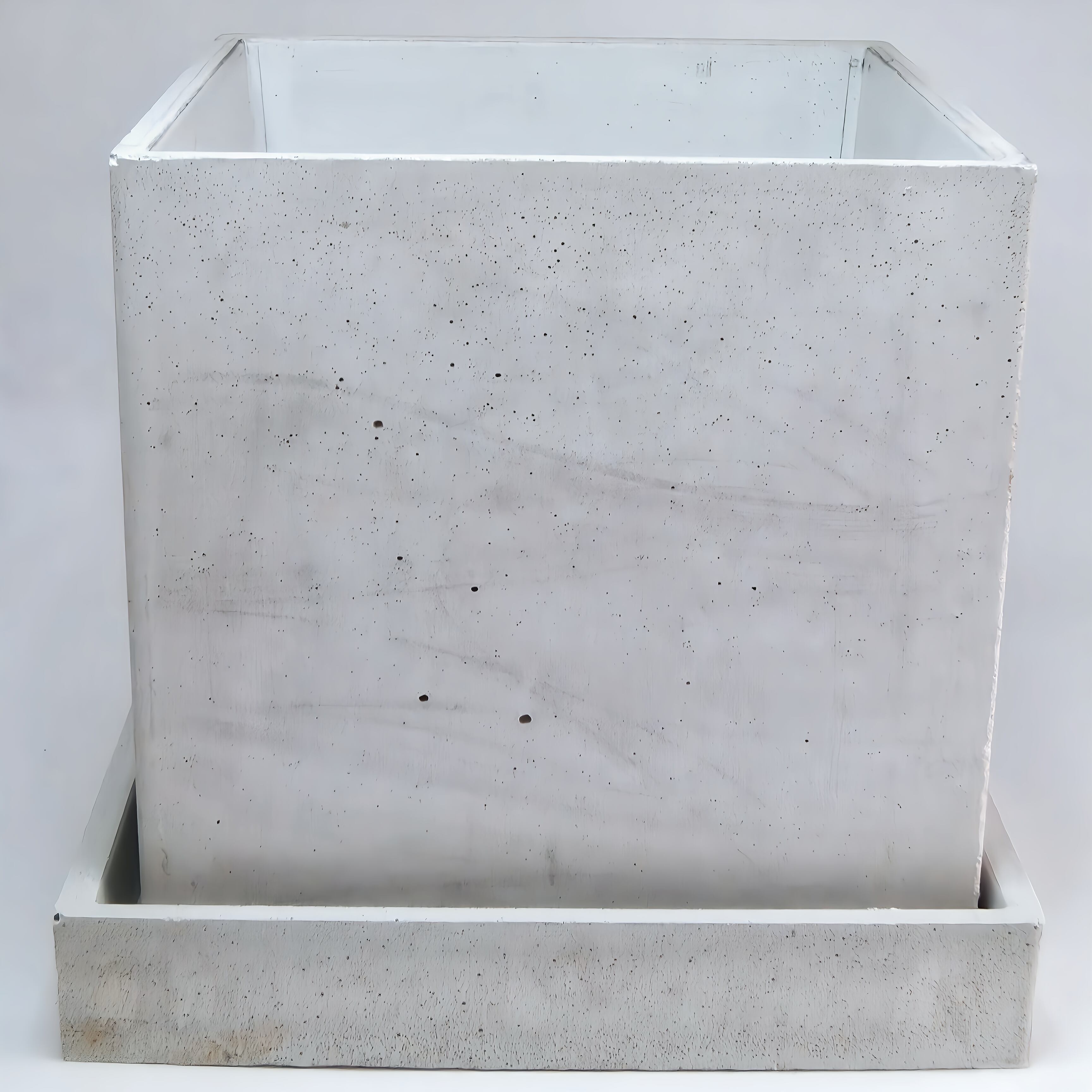 コンクリートプランター 正方形 L セット ガーデニング インテリア