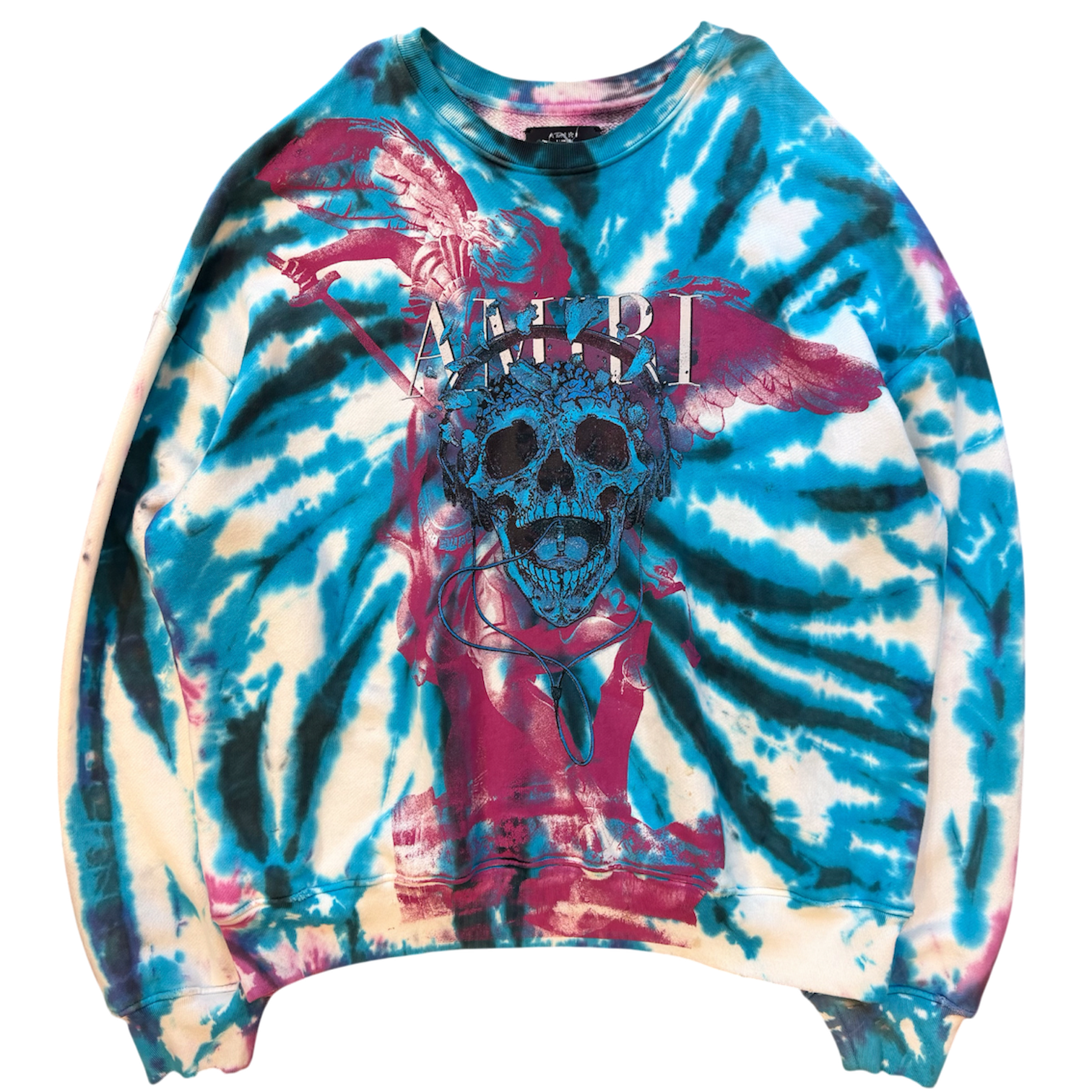 AMIRI Tie Dye Skull Sweat