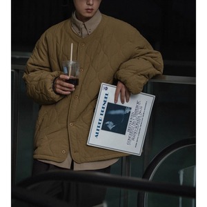 Oversized quilted liner jacket 1213