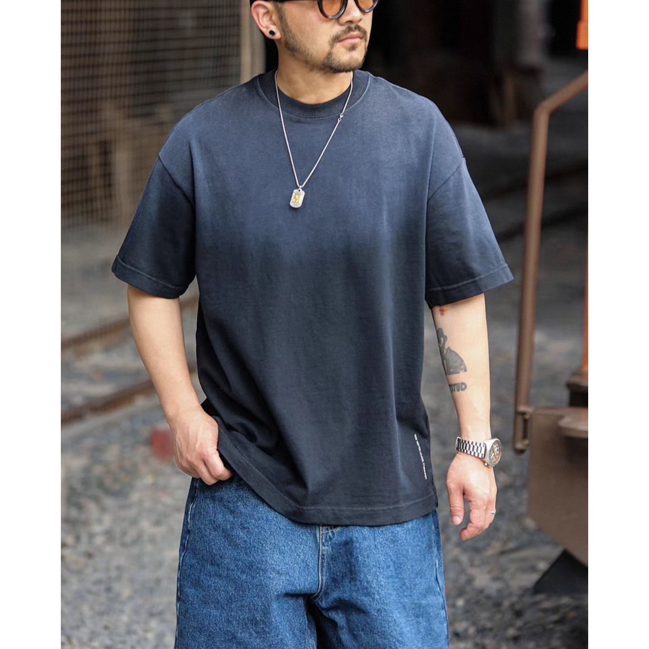 Say no back message tee 1478 - 4