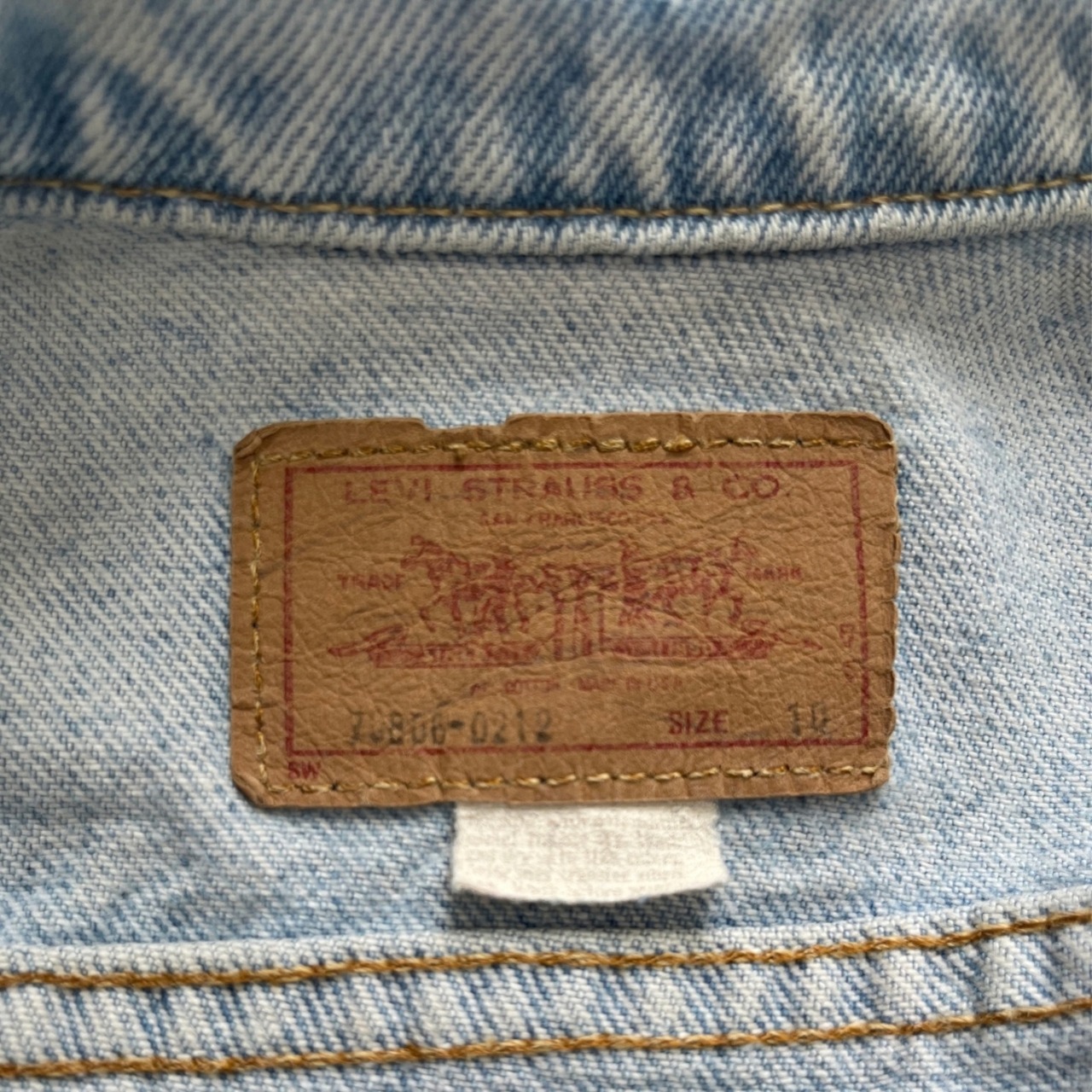 ＜VINTAGE＞Kids Levi's Denim Jacket 10Y (2610JK06)｜キッズ  リーバイス ヴィンテージ デニムジャケット - 6