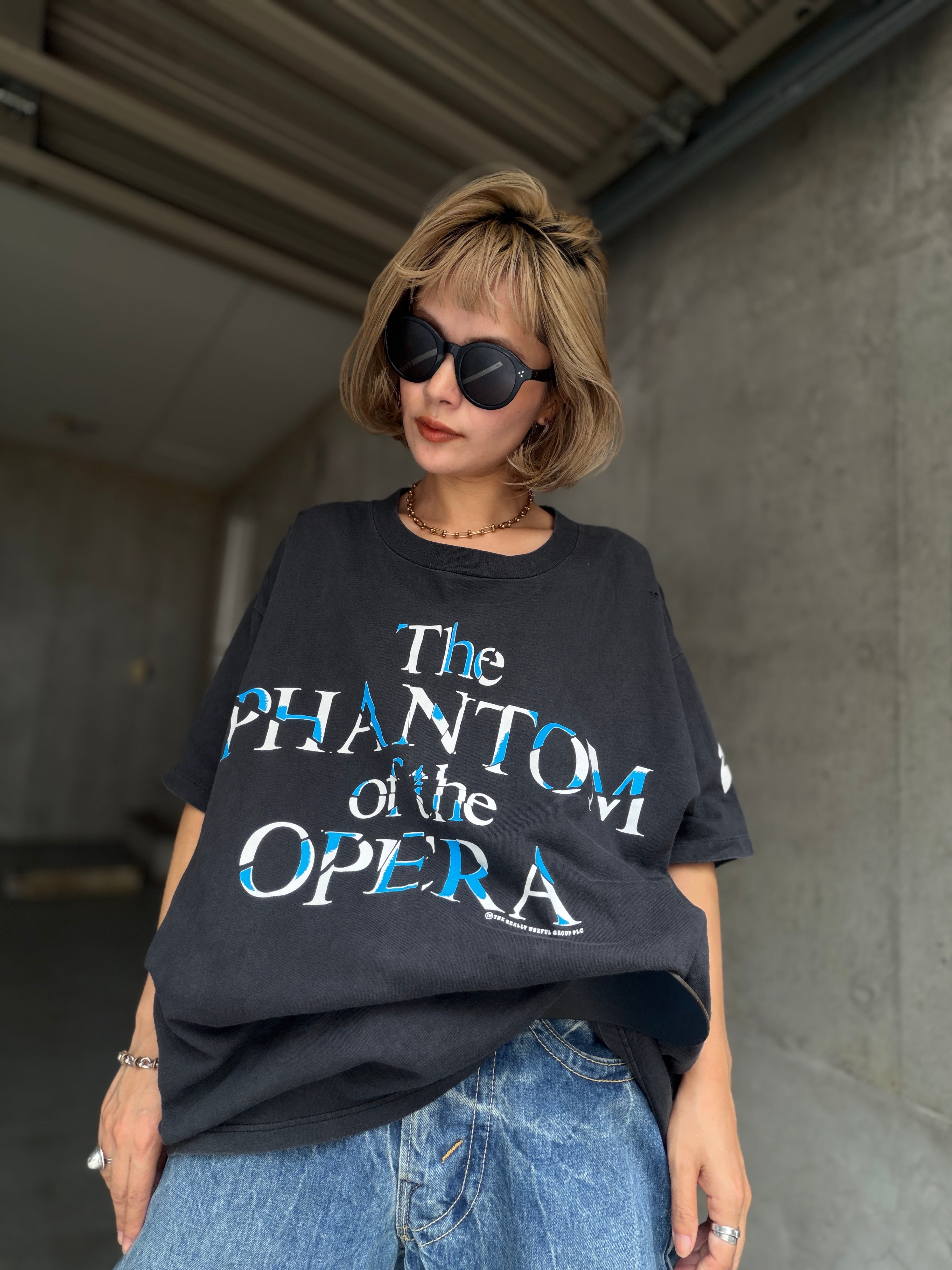 (CS2535)90’s THE PHANTOM OF THE OPERA official T-shirt made in USA