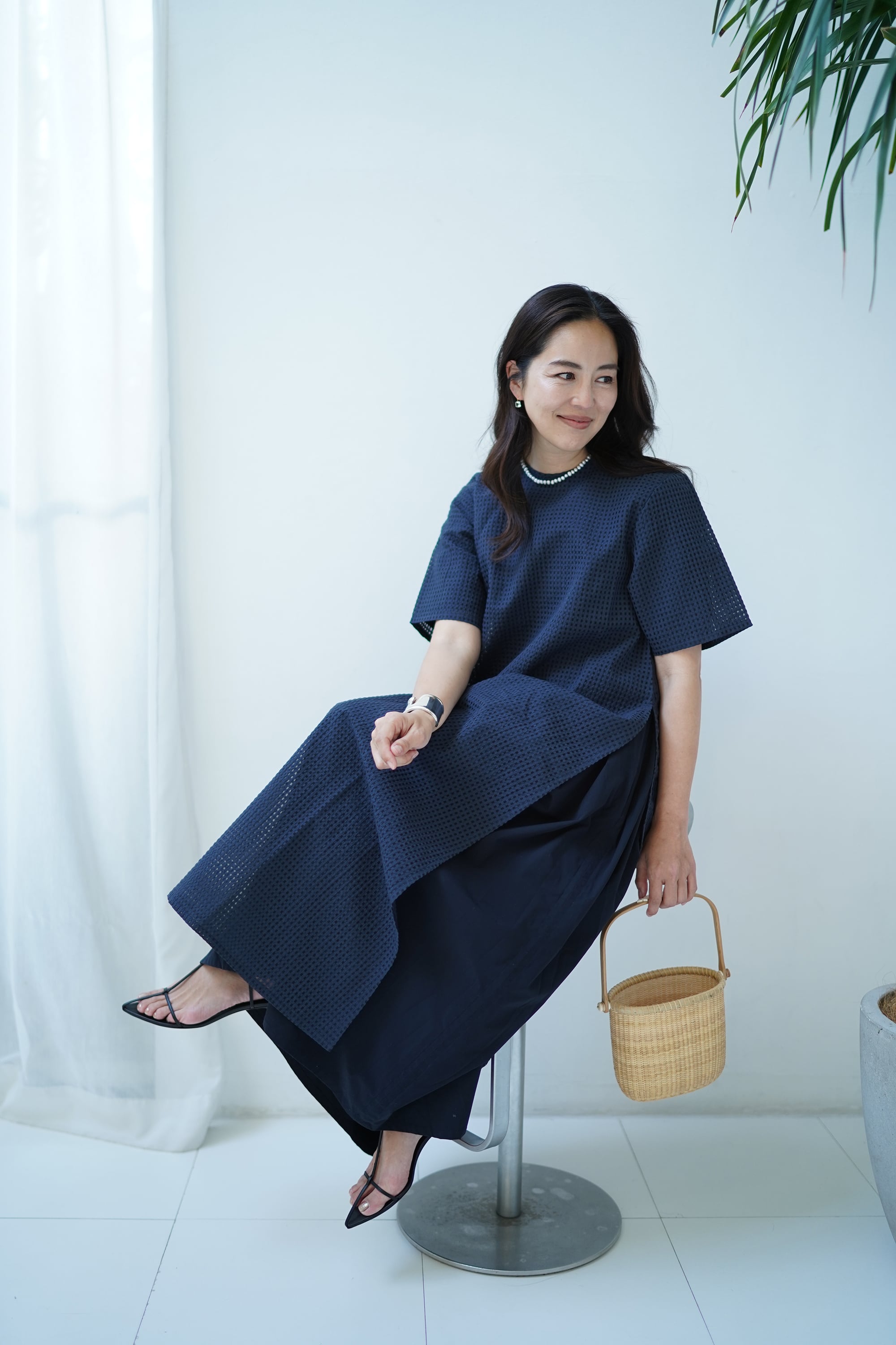 with EVERYDAY DRESS ネイビー 数量限定 | THE9SHOP