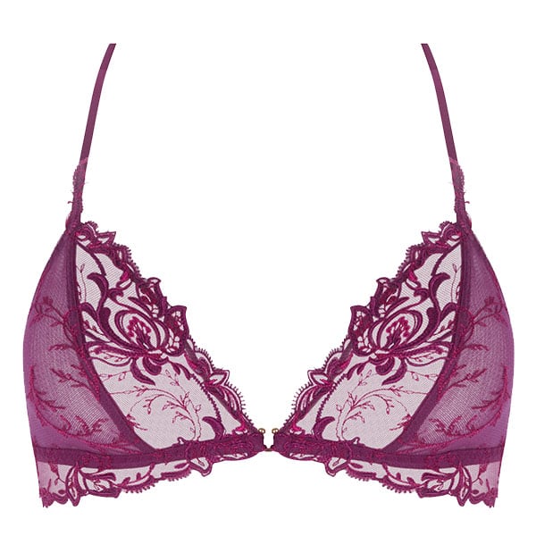 LISE CHARMEL ワイヤーパット入り三角ブラ ワイヤー入りパットなし 3／4カップブラジャー | LISE CHARMEL
