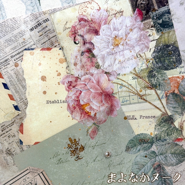 オリジナルデザインペーパー　3種30枚入り　My Journaling Time 全種セット【まよなかヌーク】[MN-4]