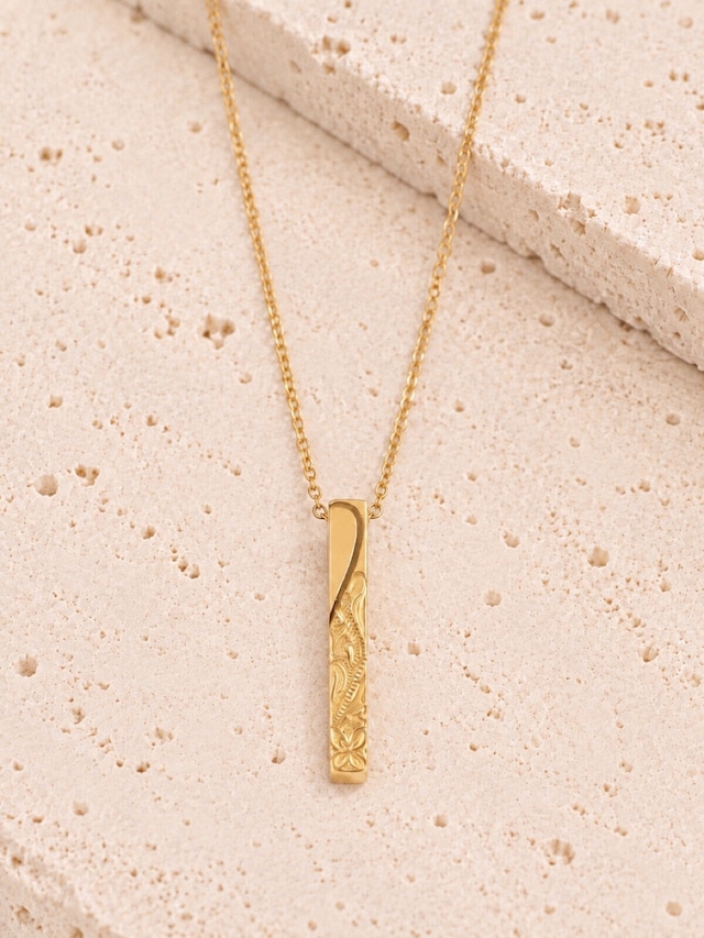 316L hawaiian length necklace #n52