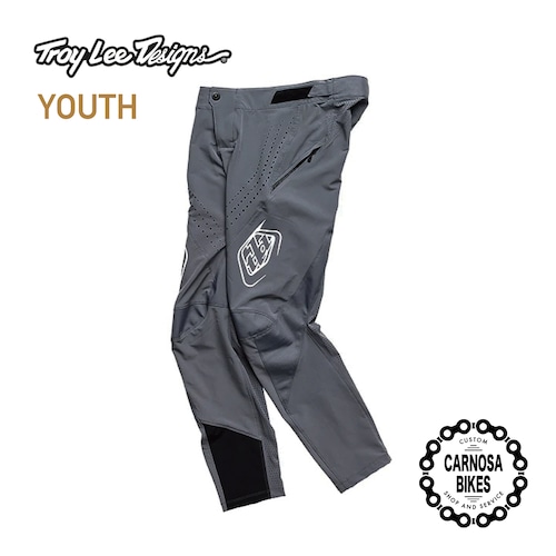 【Troy Lee Designs】SPRINT PANTS YOUTH [スプリントパンツ ユース] Mono Charcoal キッズ用 2023FW