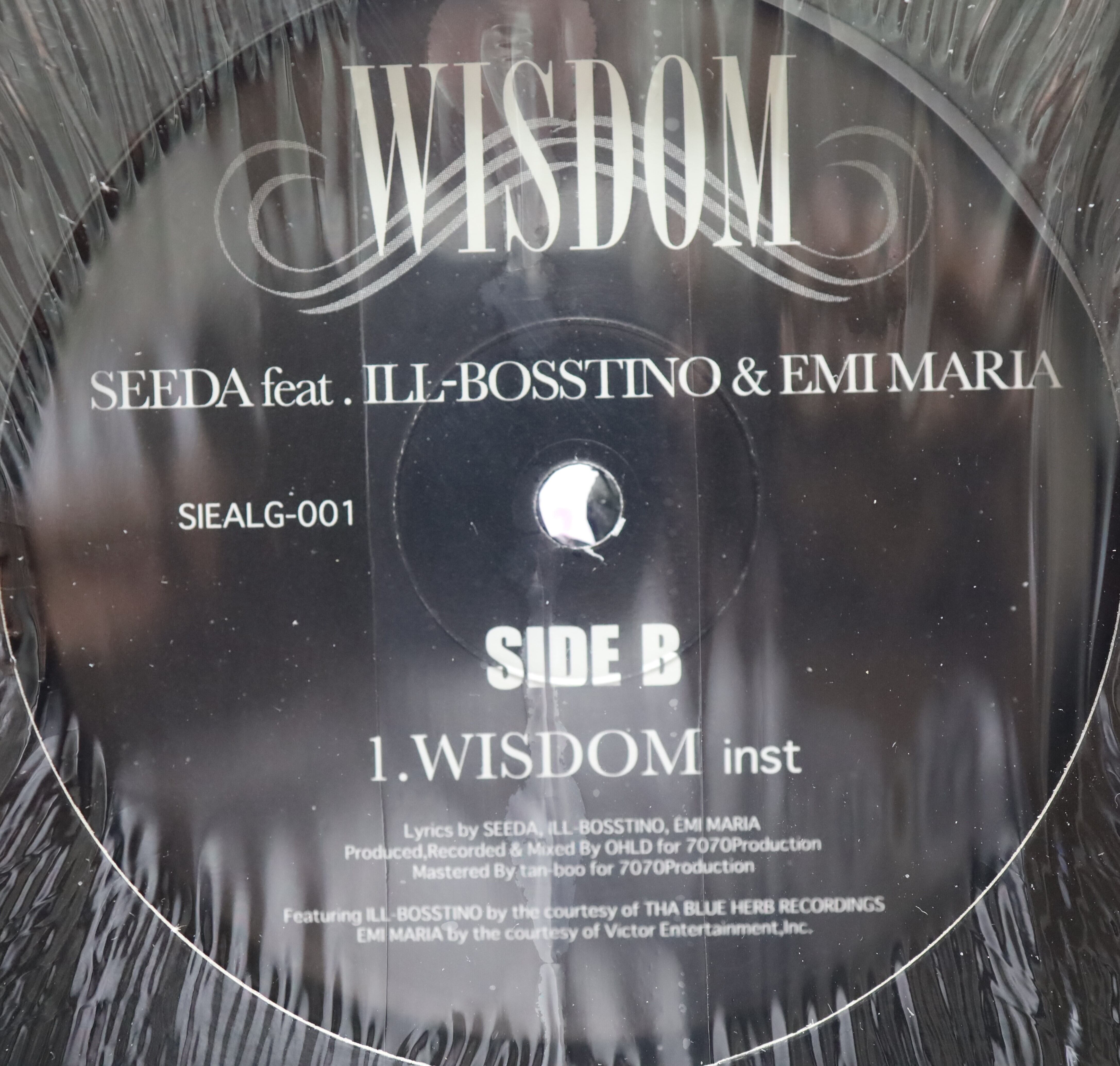 【12inch】SEEDA / WISDOM feat. ILL-BOSSTINO,EMI MARIA