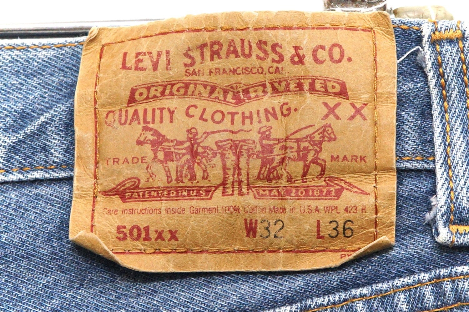 1929 Levi's リーバイス 501xx W32 L36 92年 米国 バレンシア製 MADE ...