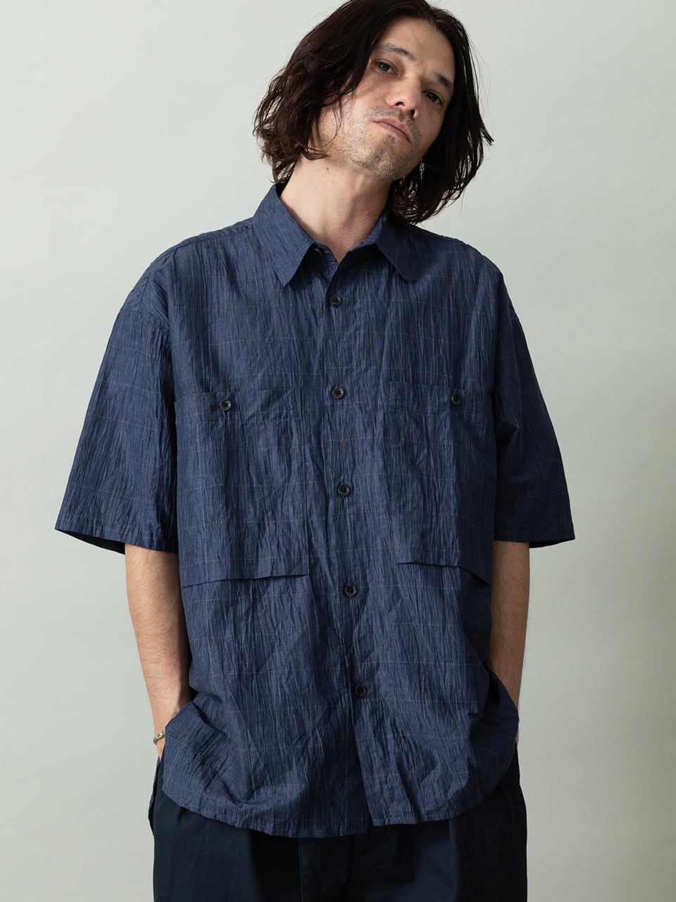 EGO TRIPPING (エゴトリッピング) WAVEWASHER SHIRTS ワッシャーシャツ