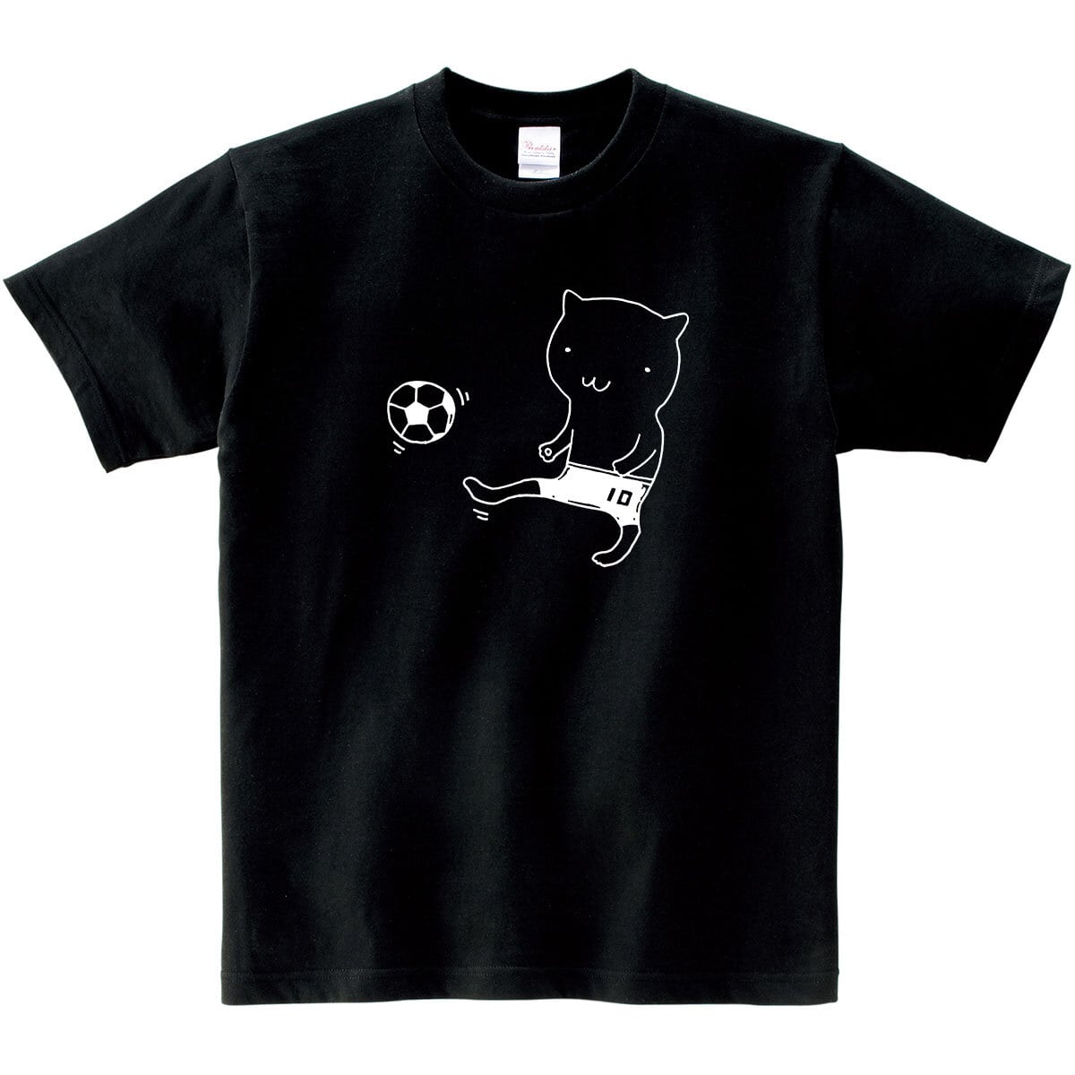 サッカーネコ Tシャツ cat14 ねこ tシャツ おもしろtシャツ 猫  ねこ アニマル ゆるキャラ ネコ好きに