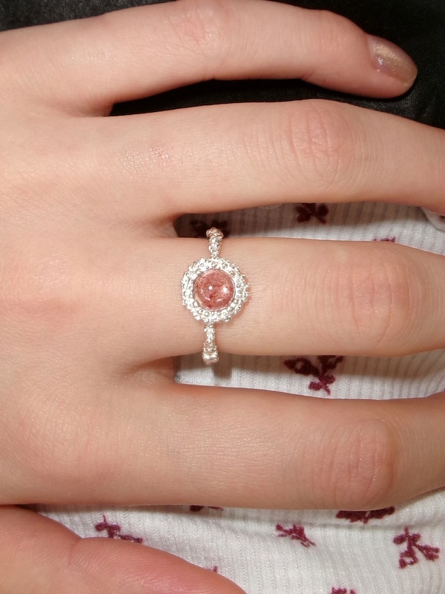 O-006M SV Strawberry Quartz