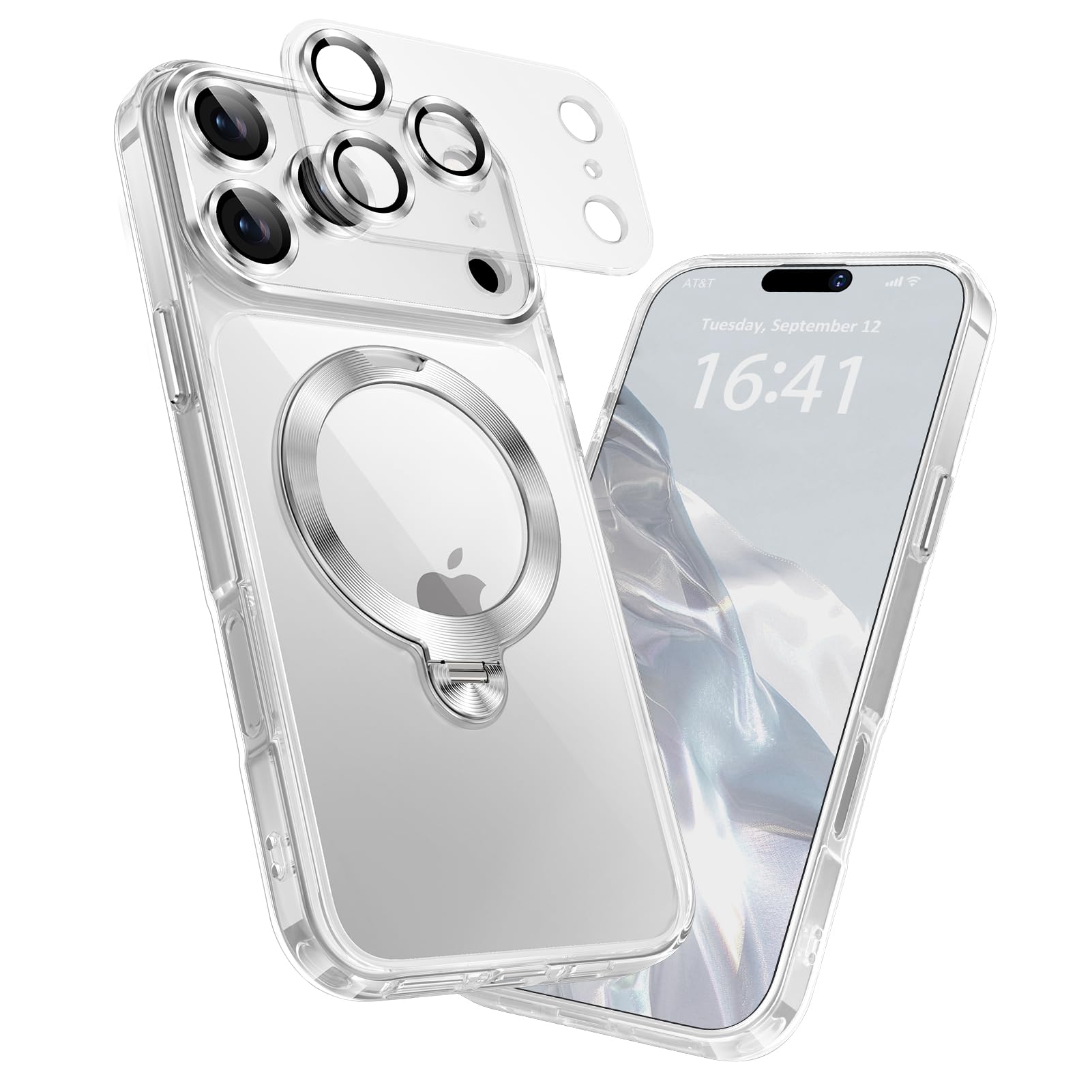 MEIKKS【カメラ完全保護・360°回転スタンド】iPhone 18 Pro 用 ケース マグセーフ対応