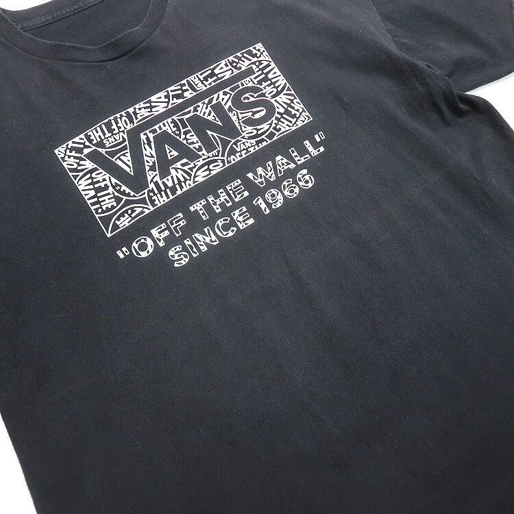 古着 Vans バンズ プリントTシャツ ブラック 表記：-- gd405861n