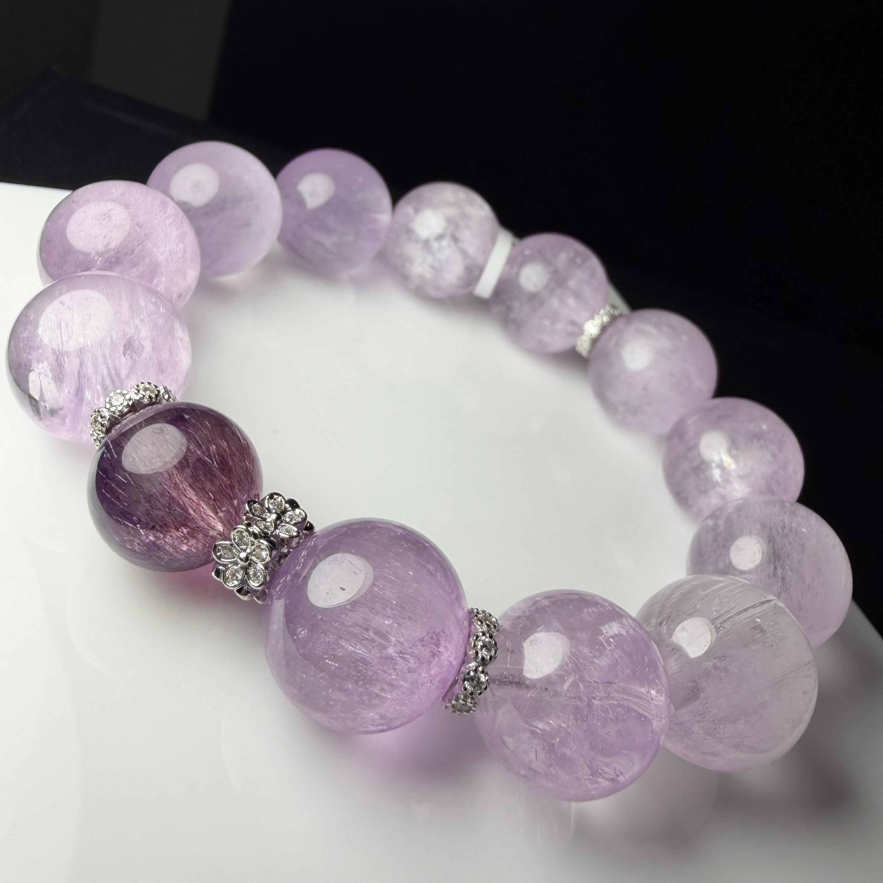 No.D11A3 ゲーサイトインクォーツ クンツァイト