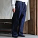 「備中備後」12oz Denim 1 Tuck Wide Barrel Easy Pants　Indigo