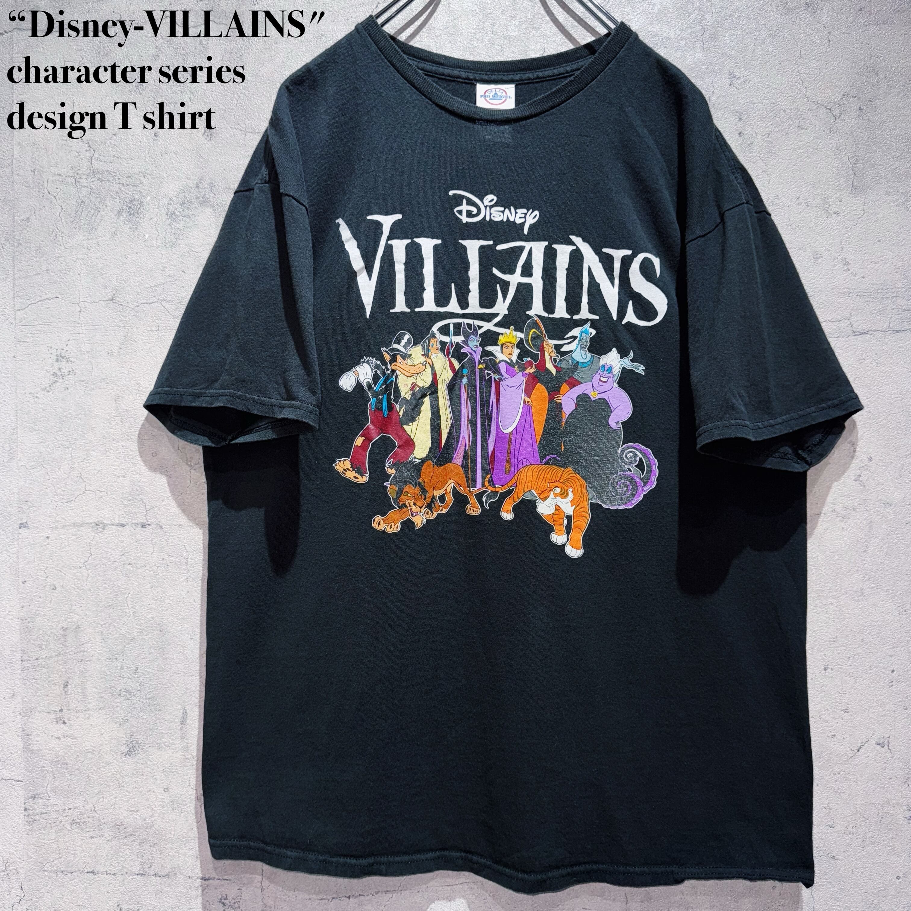 “Disney-VILLAINS"character series design T shirt