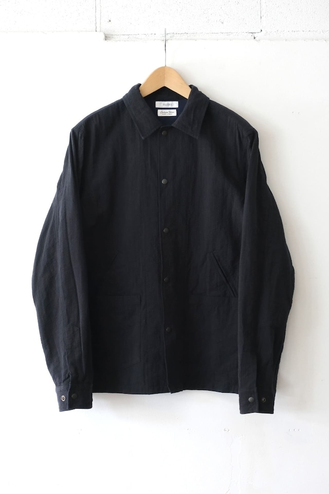 FUJITO CPO Jacket 'Tom'　Dark Navy,Beige Stripe