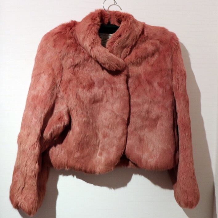 Cion GINZA TOKYO・兎毛皮・ジャケット・ピンク・No.200708-220・梱包