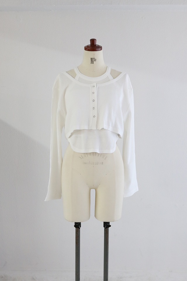 ワッフルセットトップス / Waffle set top(25P42001H)