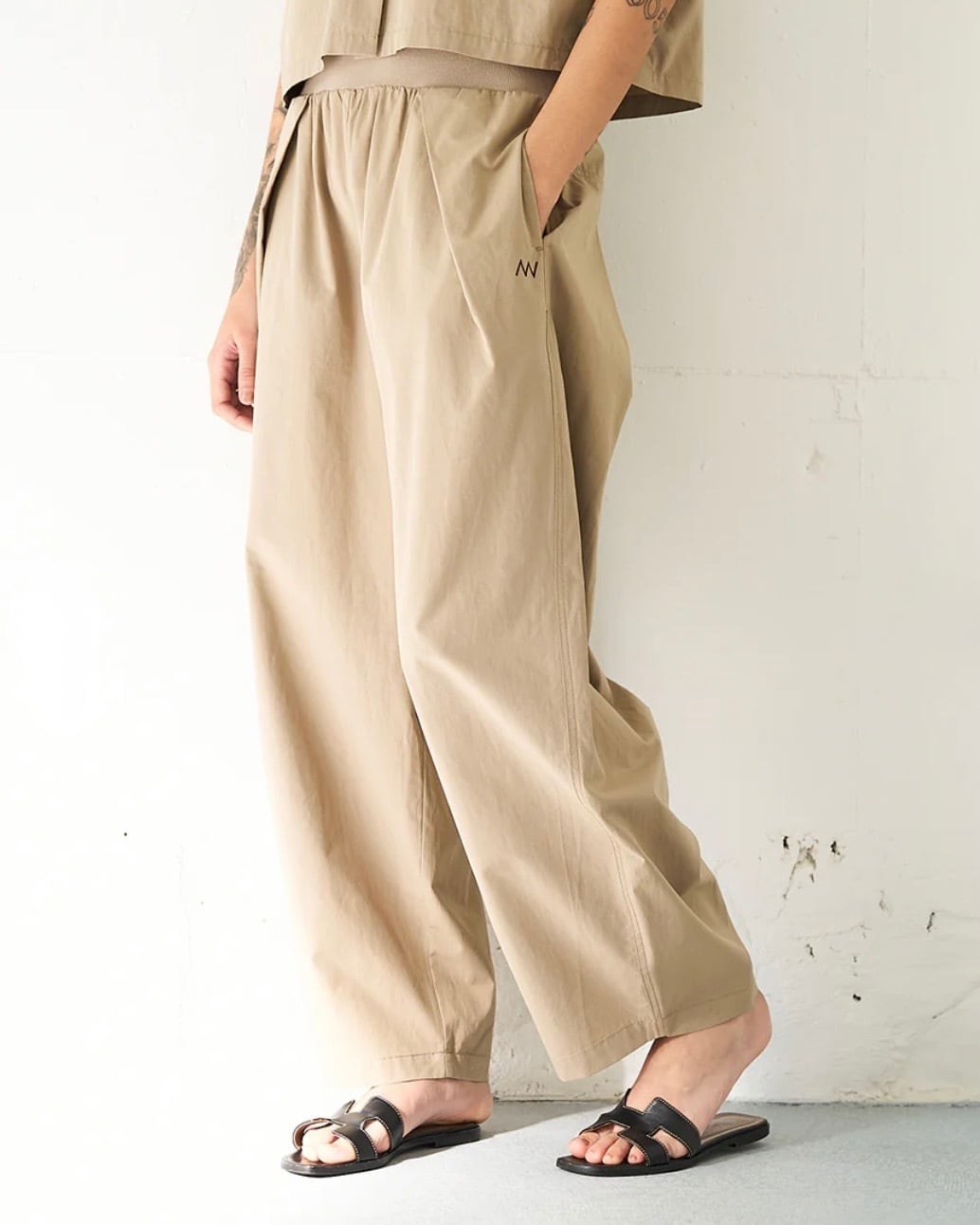 YENN 】 WAIST RIB CURVE PT | valance 福井｜レディース セレクト