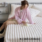 【BEDE】softyミンクファー マットレスカバー(K 165×210cm)