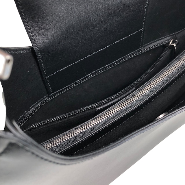 Salvatore Ferragamo サルヴァトーレ フェラガモ ショルダーバッグ ブラック ガンチーニ レザー vintage ヴィンテージ オールド c3yye7