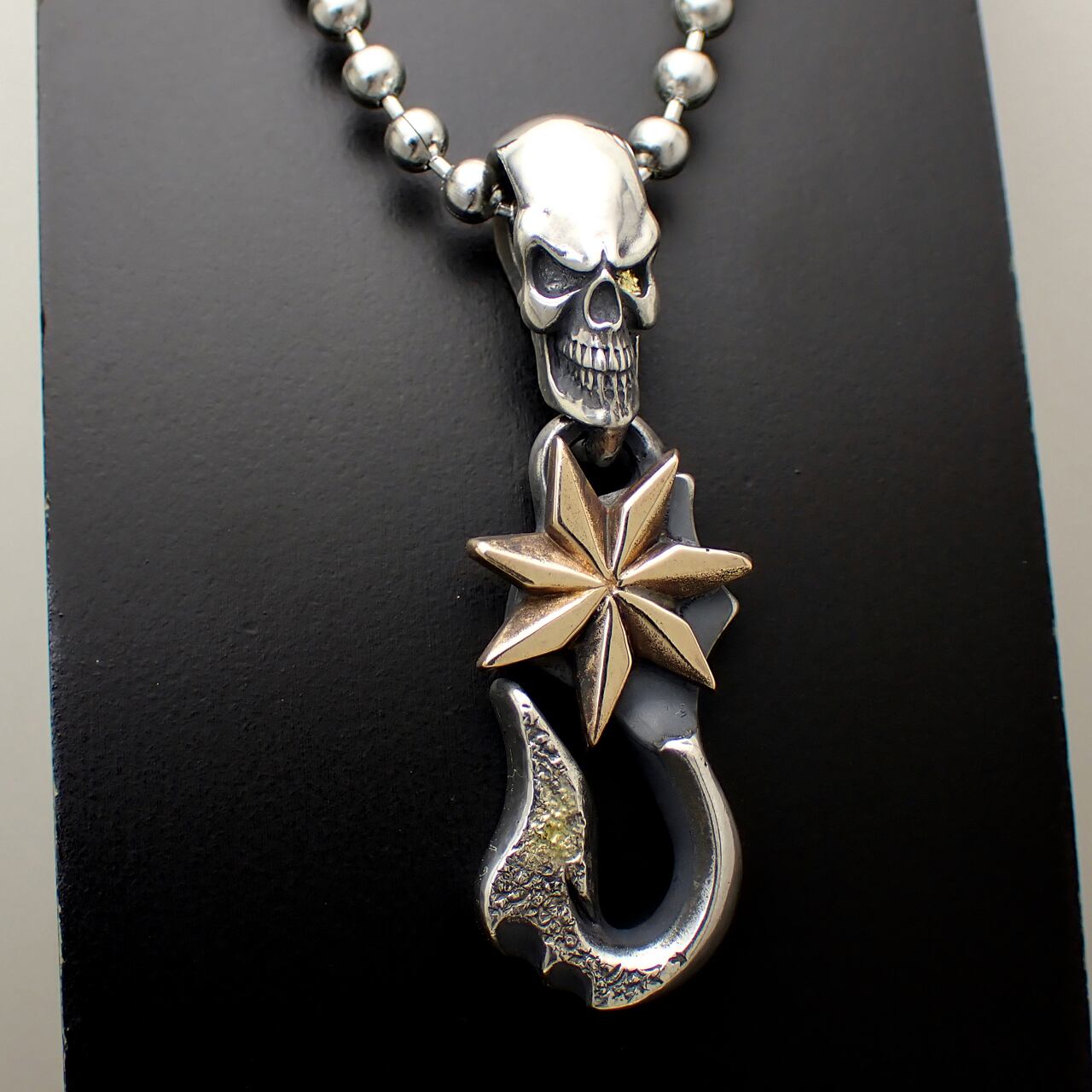 一点もの 限定 『フィッシュフックペンダントS ラッキースター w