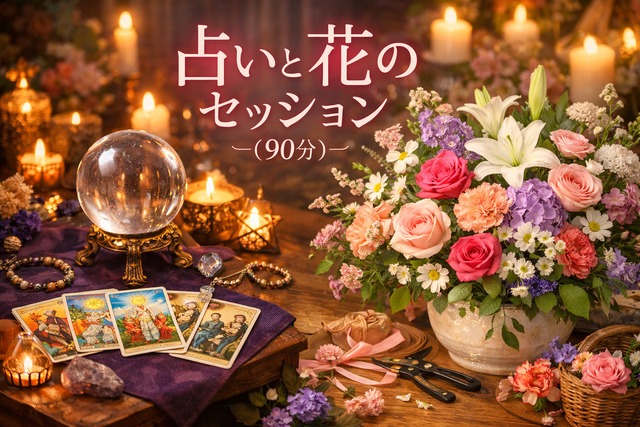 占いと花のセッション｜今を読み、整える（90分）