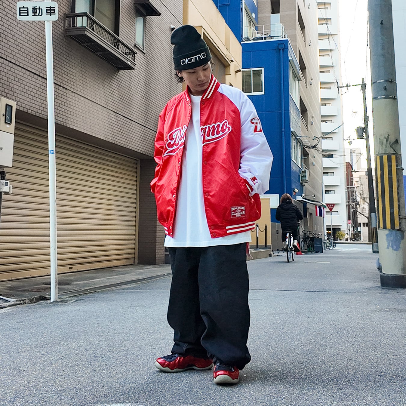 KITH 大阪 スタジアムジャケット 赤白(未使用) 大阪限定 STARTER × DIGMO コラボスタジアムジャケット[SDJ01] | DIGMO