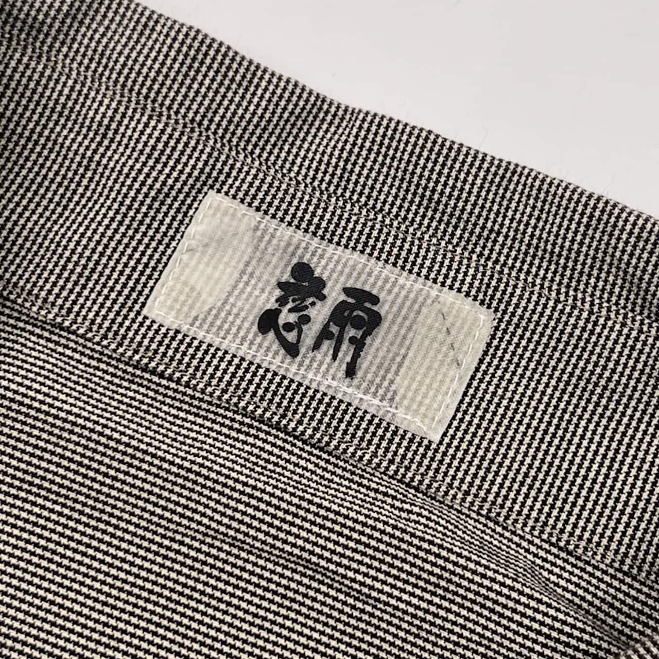 慈雨 ジウ 千鳥柄 長袖シャツ ブラウス 40/ブラック×ホワイト 系 レディース センソ・ユニコ