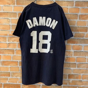 【MLB】 ニューヨーク ヤンキース ロゴ Tシャツ アメリカ古着 NY