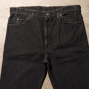 極美品 40×30 Levi’s 505 先染め USA ブラックデニムパンツ