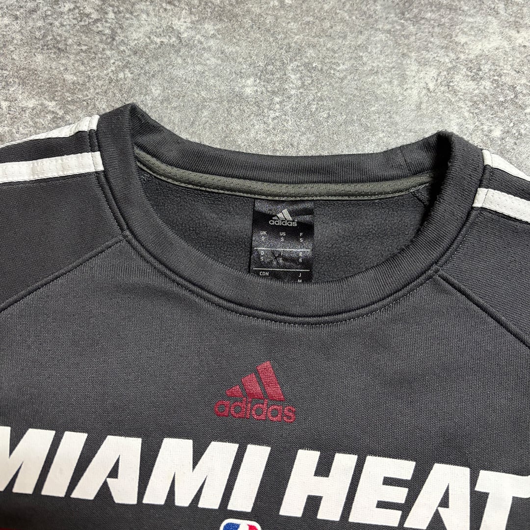 Miami Heat Logo Printed Sweatshirt. adidas | am3:41 - NBA & Sports