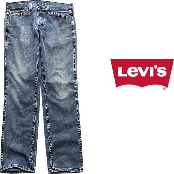 1点物◇Levisリーバイス512デニムパンツ青スキニージーンズ古着メンズ