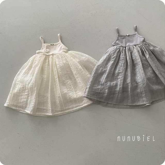 【取寄】nunubiel｜rose dress｜ローズワンピース｜XS-XL｜kids｜26 summer