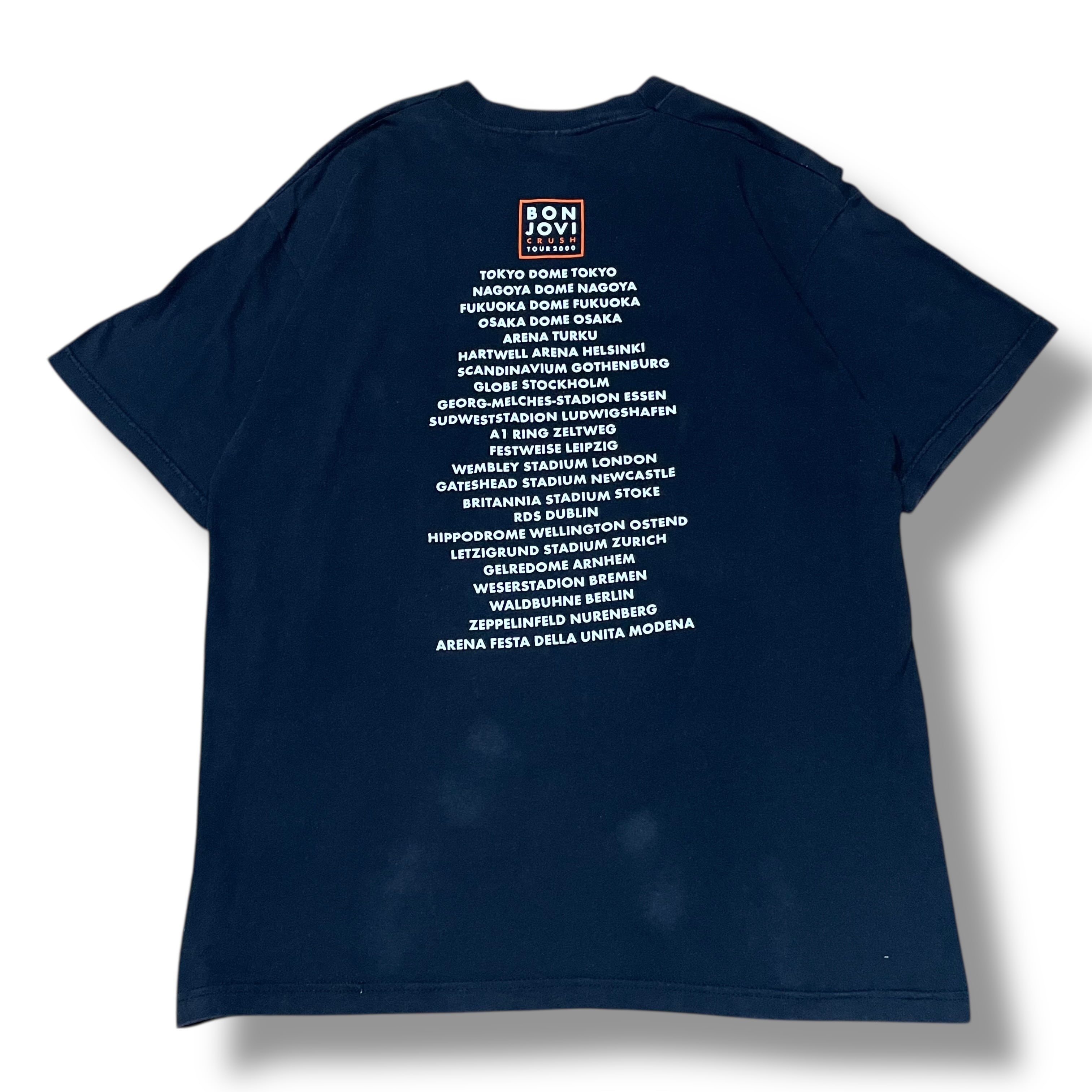 L】【00年代】Bon Jovi ボン・ジョヴィ CRUSH TOUR バンドTシャツ