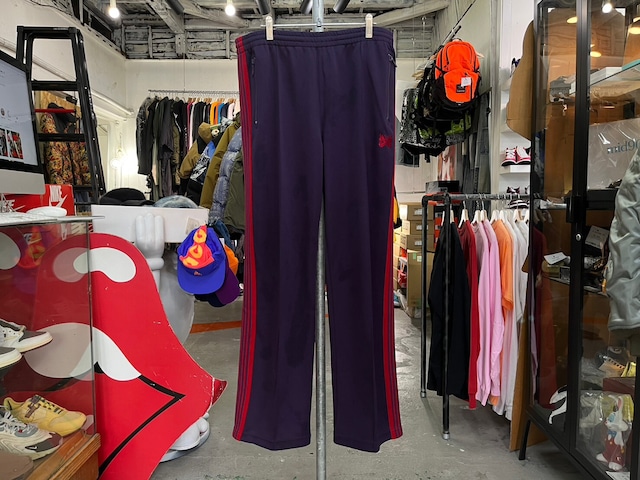 NEEDLES JERSEY TRACK PANT PO SMOOTH DARK PURPLE LARGE 91042